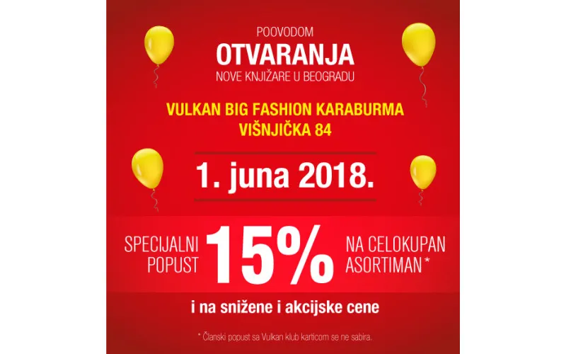 Vulkan Karaburma na novoj lokaciji