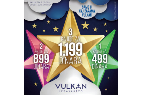 Novih 25 naslova na akciji 1 za 499, 2 za 899, 3 za 1199