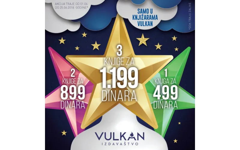 Novih 25 naslova na akciji 1 za 499, 2 za 899, 3 za 1199
