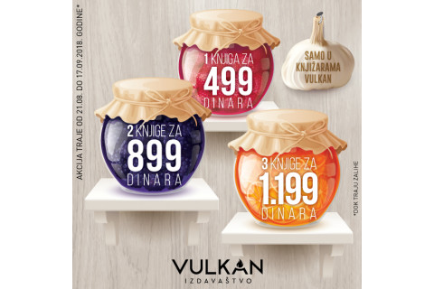 Akcija 1 za 499 dinara, 2 za 899 dinara i 3 za 1199 dinara