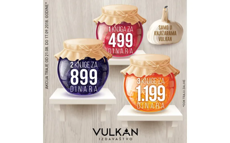 Akcija 1 za 499 dinara, 2 za 899 dinara i 3 za 1199 dinara