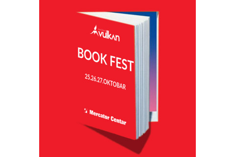 VULKANOV BOOK FEST U MERCATOR CENTRU BEOGRAD
