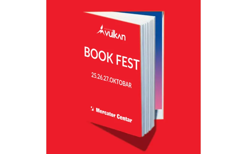 VULKANOV BOOK FEST U MERCATOR CENTRU BEOGRAD