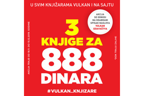 Tri knjige za samo 888 dinara