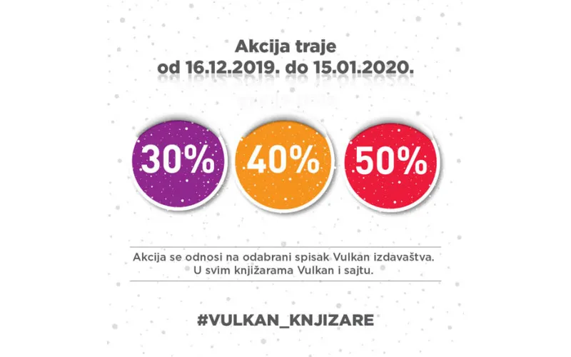 Novogodišnji popust od 30%, 40% i 50%