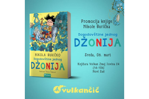 NIKOLA ĐURIČKO U KNJIŽARI ZMAJ NOVINA NOVI SAD