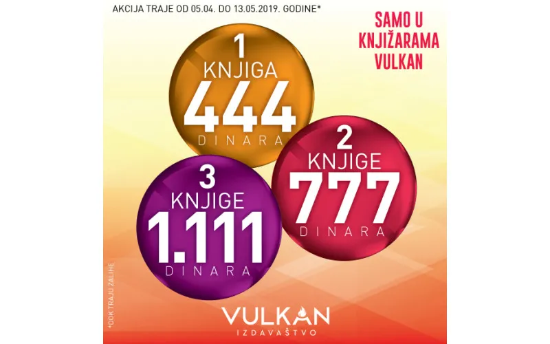 Nova akcija u Vulkanu - 1 za 444, 2 za 777, 3 za 1111 dinara