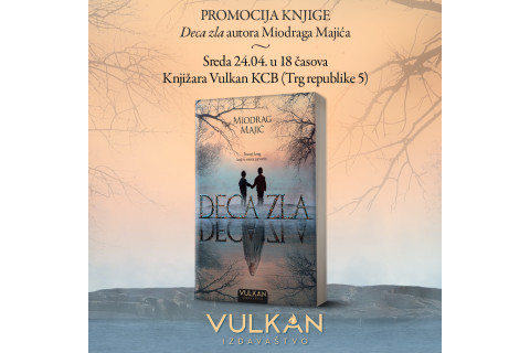 Promocija i potpisivanje romana Deca zla autora Miodraga Majića 
