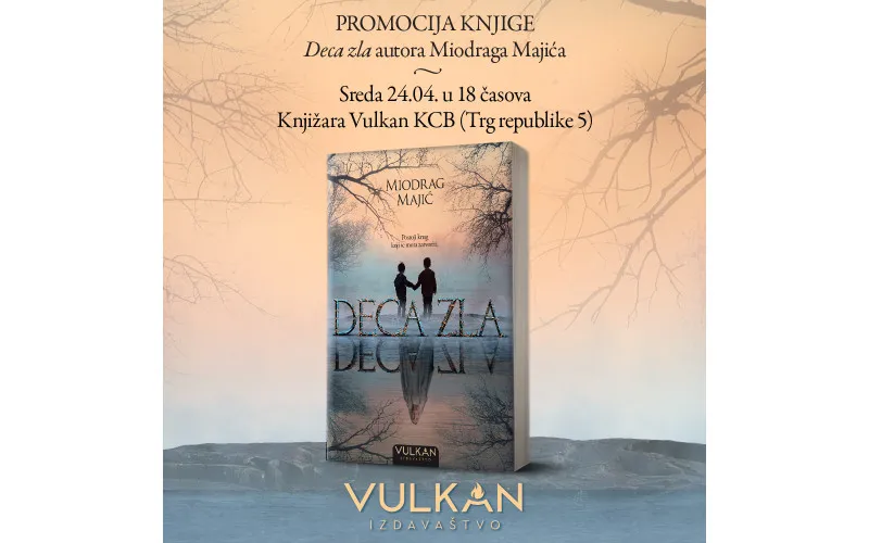 Promocija i potpisivanje romana Deca zla autora Miodraga Majića