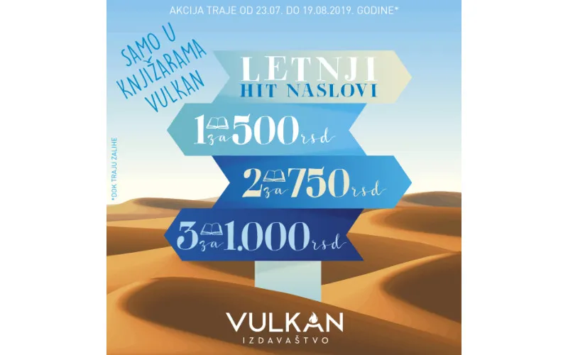 Letnji hit naslovi - 1 za 500, 2 za 750, 3 za 1000 dinara