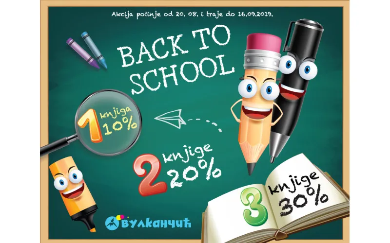 Back to school - dečje knjige na sniženju