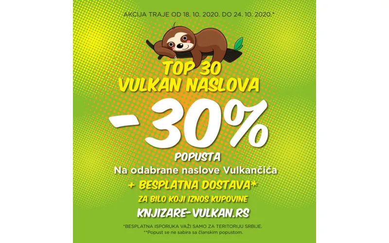 TOP 30 NASLOVA ZA DECU NA POPUSTU OD 30%