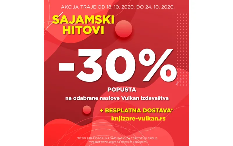 Sajamski hitovi 30% popusta