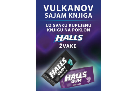POKLON Halls žvake uz kupovinu naslova Vulkan izdavaštva