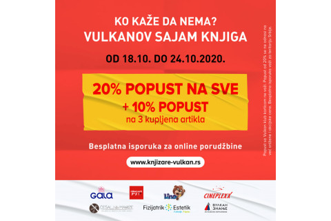 Ko kaže da nema?  VULKANOV SAJAM KNJIGA!