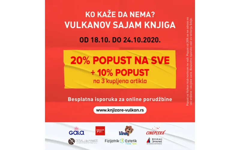 Ko kaže da nema? VULKANOV SAJAM KNJIGA!