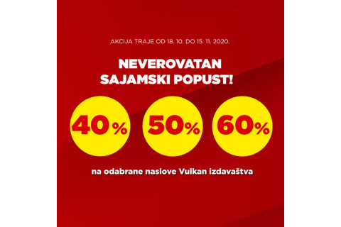 Sajamska akcija 40%, 50%, 60% se nastavlja