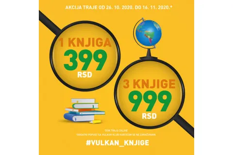 1 za 399, 3 za 999 dinara