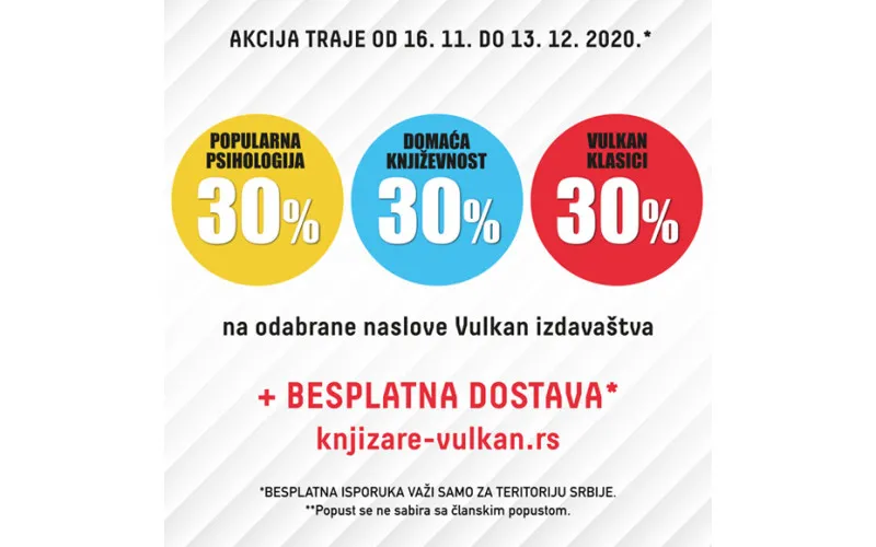 30% popusta na odabrane naslove
