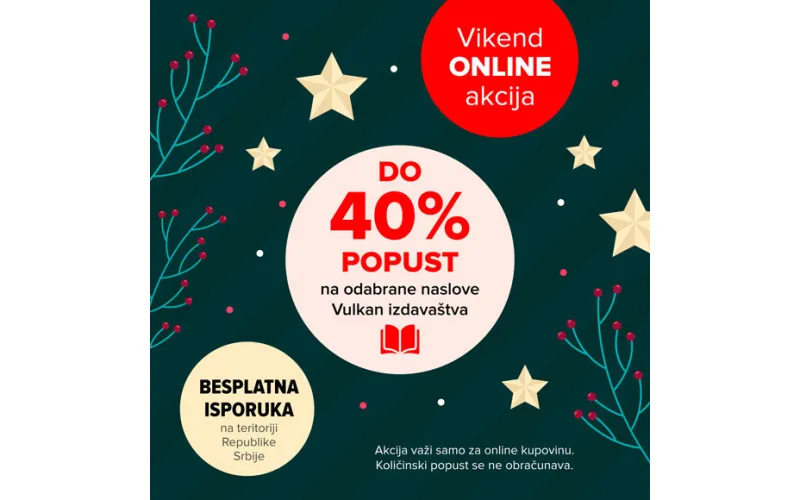 Vikend ONLINE akcija - 40% na odabrane naslove
