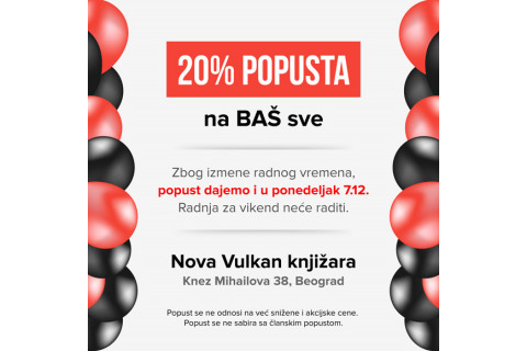 NOVA KNJIŽARA VULKAN KNEZ MIHAILOVA