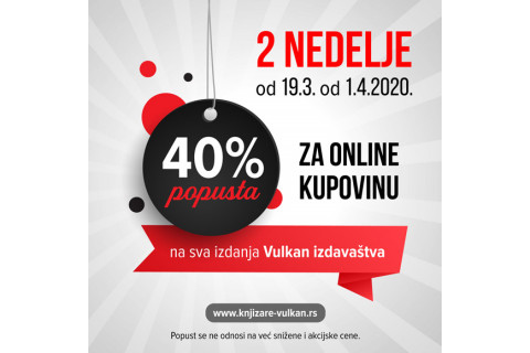 40% online popusta na Vulkanova izdanja