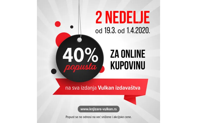 40% online popusta na Vulkanova izdanja