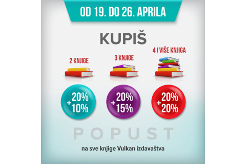 Popust na sve knjige Vulkan izdavaštva
