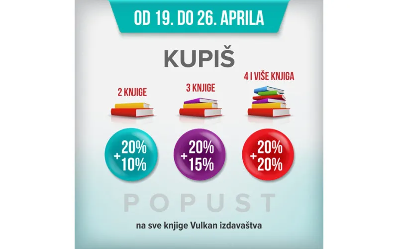 Popust na sve knjige Vulkan izdavaštva