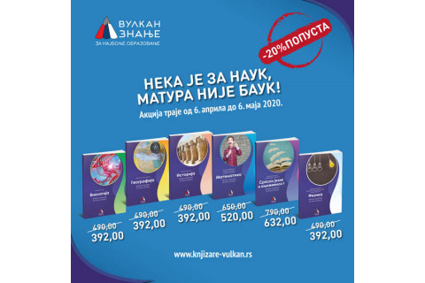 Zbirke za malu maturu 20% popusta za online kupovinu