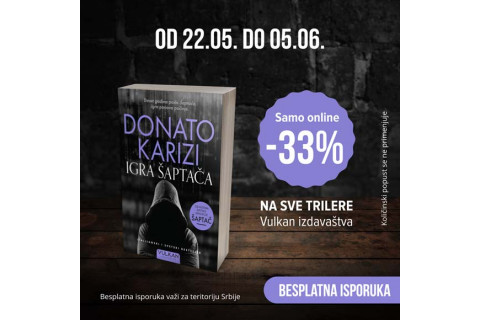 33% ONLINE popusta na Vulkanove trilere