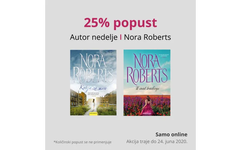 Autorka nedelje - Nora Roberts