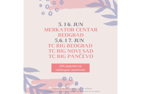 Šoping dani od 5. do 7. juna - 20% popusta u određenim knjižarama  