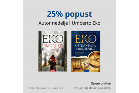 Autor nedelje- Umberto Eko