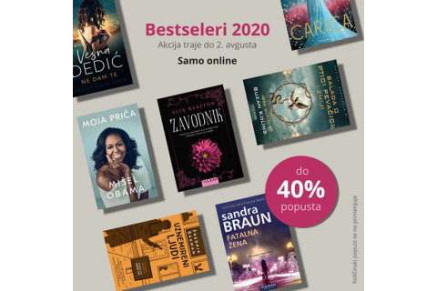 5 dana popusta do 40% na bestselere 2020