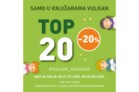 Top 20 knjiga za decu - popust 20%