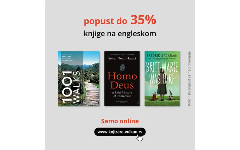 Popust od 25%, 30% i 35% na izdanja na engleskom jeziku