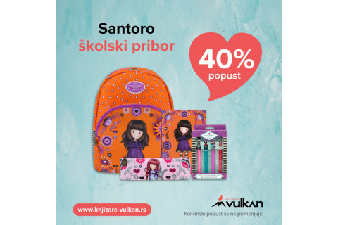 Santoro školski pribor - popust 40%