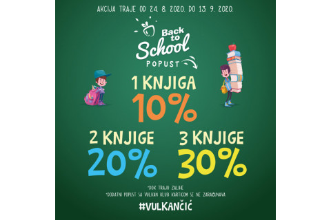 BACK TO SCHOOL - DEČJE KNJIGE NA SNIŽENJU