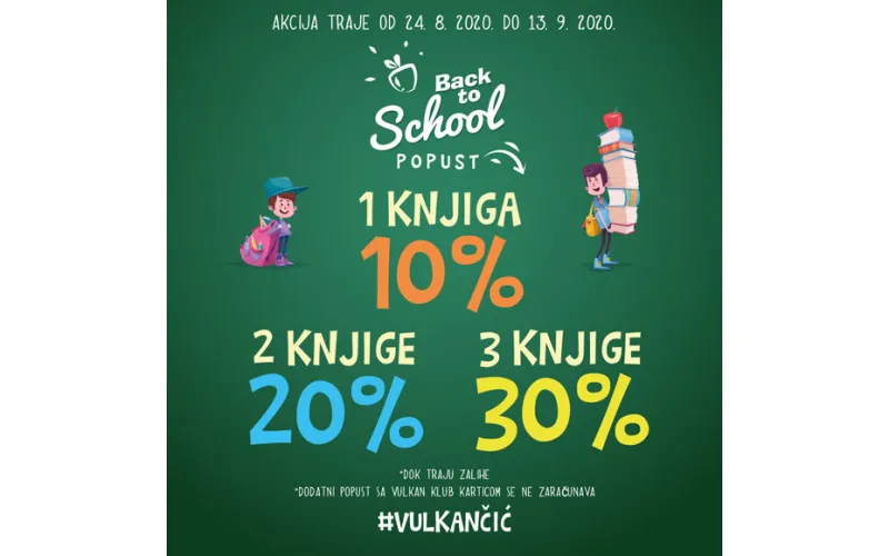 BACK TO SCHOOL - DEČJE KNJIGE NA SNIŽENJU