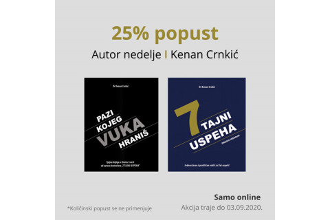 Autor nedelje je Kenan Crnkić - 25% popusta