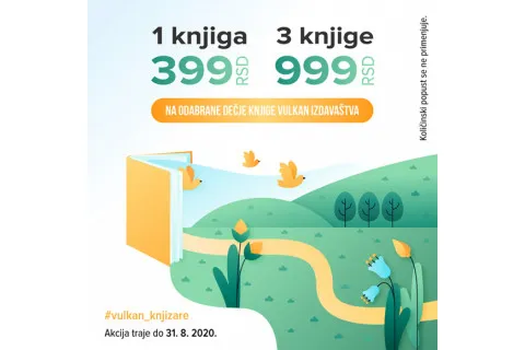 Knjige za decu na akciji 1 za 399, 3 za 999 dinara