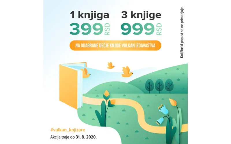 Knjige za decu na akciji 1 za 399, 3 za 999 dinara
