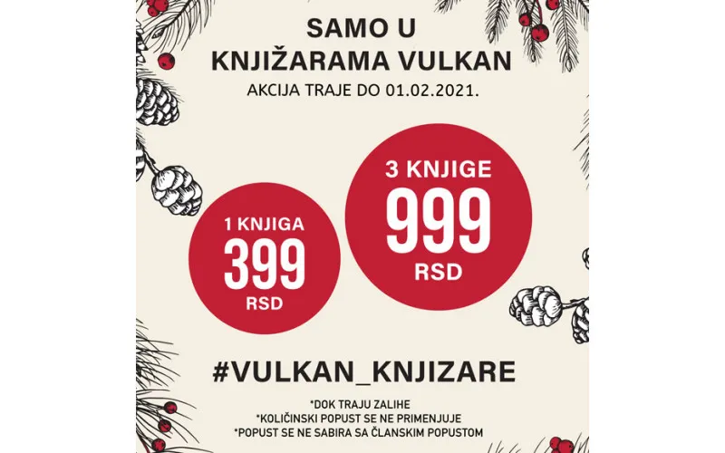 Akcija 1 za 399, 3 za 999 dinara