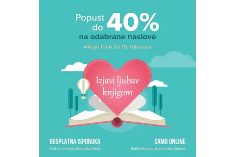 Izjavi ljubav knjigom - ONLINE popust do 40%