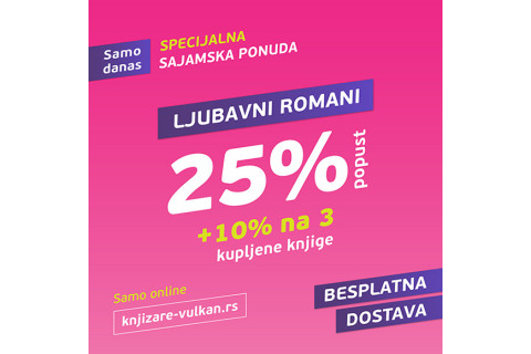 LJUBAVNI ROMANI 25% +10% SAMO 22. OKTOBRA NA SAJTU