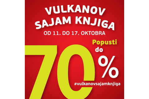 Vulkanov sajam knjiga 2021 - Od 11. do 17. oktobra