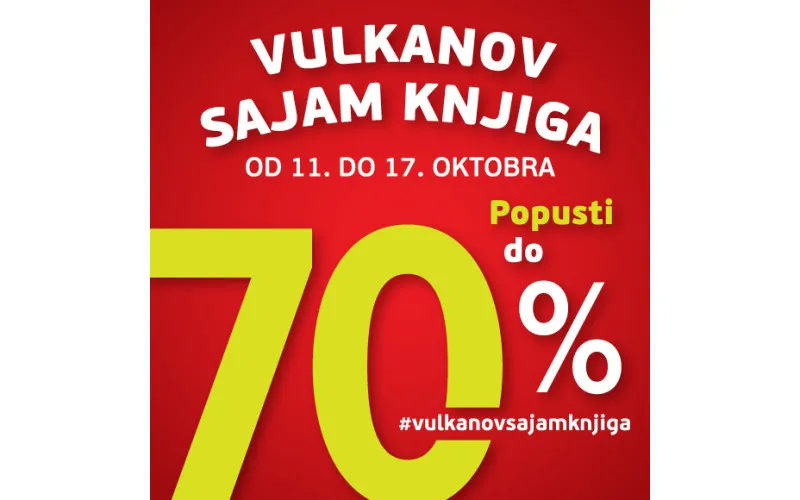 Vulkanov sajam knjiga 2021 - Od 11. do 17. oktobra