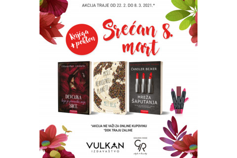 Knjiga je najlepši poklon za Osmi mart!
