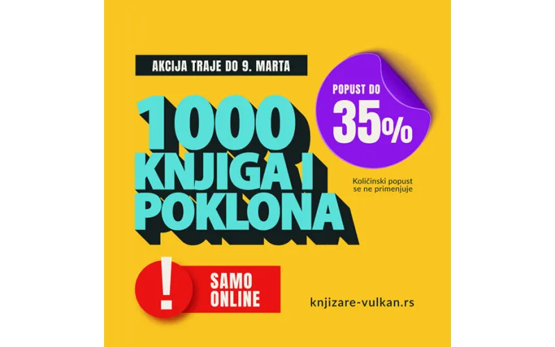 1000 knjiga i poklona - online popust do 35%